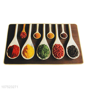 Fashion Printing Rectangle Kitchen Floor Mat