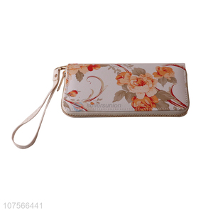 New arrival ladies pu leather purse women long wallets