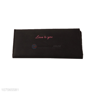 Best selling fashionable foldable pu leather <em>purse</em> pouch for <em>ladies</em>