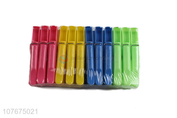 Factory direct multi-color spring clip sealing windproof plastic clip