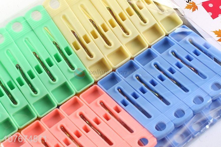 Low price multi-purpose clothespin underwear clip color plastic clip