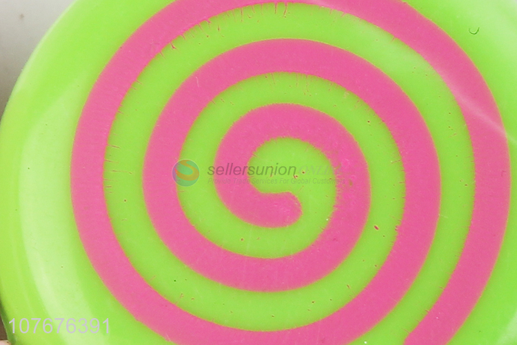 New products school stationery lollipop shape plastic pencil sharpener