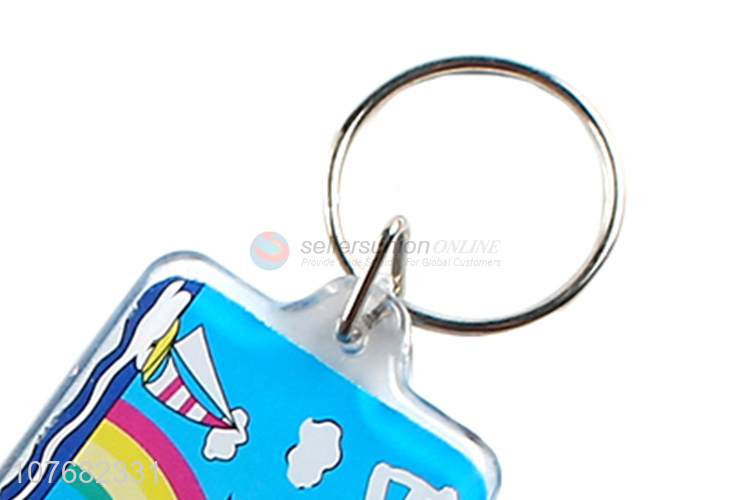 Popular products Bahamas souvenir key chain acrylic keychain
