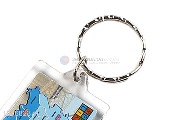 Good quality Berlin souvenir key chain acrylic keychain