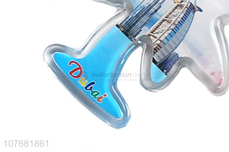 New arrival coconut tree key chain acrylic keyring for souvenir