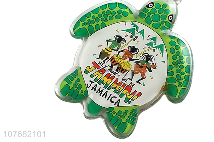 Popular products tortoise key chain acrylic keyring for souvenir
