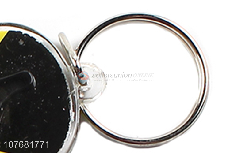Factory price beach slipper key chain acrylic keychain key ring
