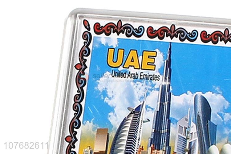 Wholesale colorful square acrylic fridge magnet acrylic souvenir
