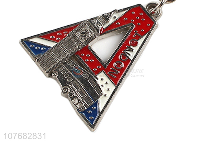 Hot products letter A key chain metal keychain key ring