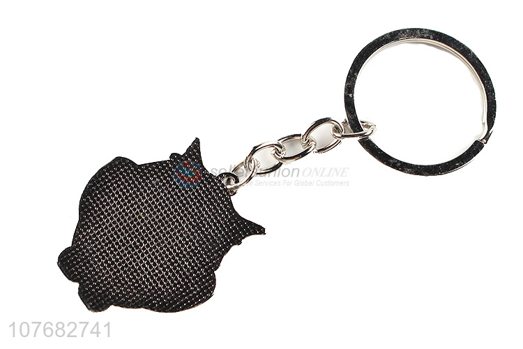 Creative design owl key chain metal keyring for souvenir