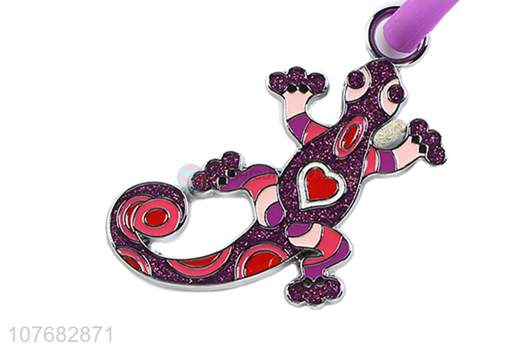Promotional lizard key chain metal keychain key ring