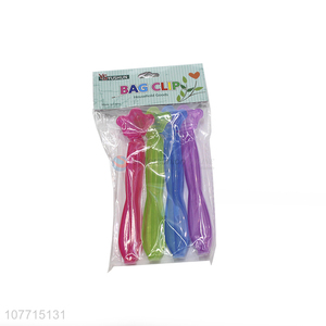 Best Price 4 Pieces Plastic Bag Clips Multipurpose Storage Sealing Clips