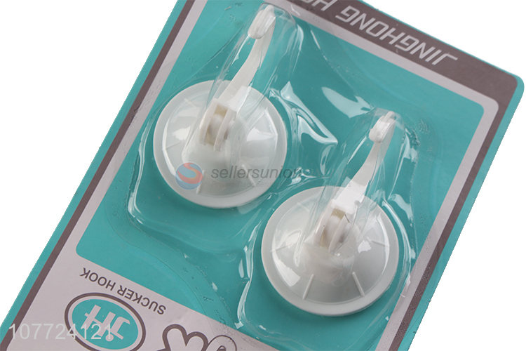 Good quality 2 pieces eco-friendly pp material suction cup hook