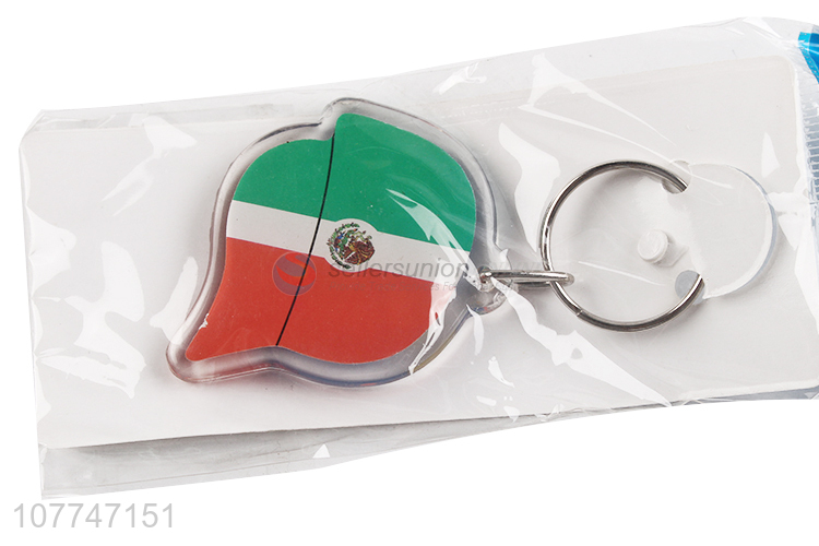 Fashion Design Acrylic Key Chain Custom Key Ring