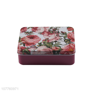 Hot sale <em>candy</em> <em>box</em> storage <em>box</em> printing clamshell rectangular tinplate <em>box</em>