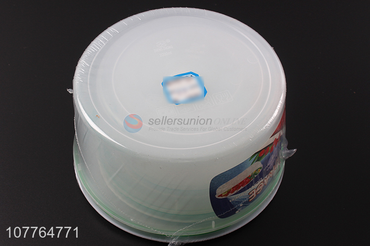 Excellent quality 3 pieces plastic preservation box airtight storage box