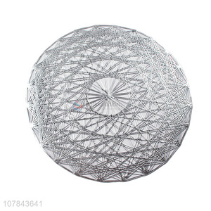 Factory direct sale silver home hollow insulated placemat