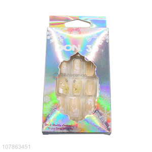 Wholesale Nail Art Full Cover Artificial Nail Tips For Girls