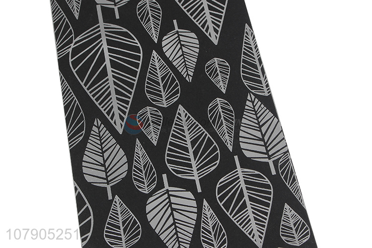Good wholesale price black paper card long printed wine bag