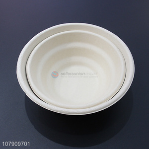 Factory direct sale disposable natural thickened paper bowl