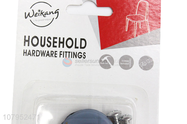 New Design Furniture Glide Household Table Chair Foot Pad With Screw Nail