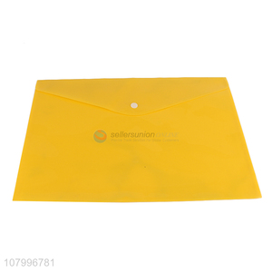 Good Quality Plastic <em>File</em> Pouch <em>File</em> <em>Folder</em> Bag With Button