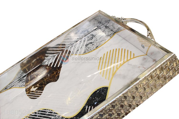 Wholesale Household Decorative Trays Fashion Food Tray