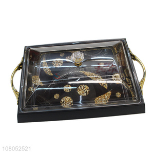 Wholesale Decorative Trays Food Serving Tray With Handle