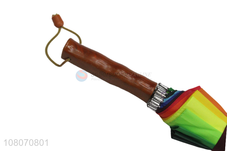 Hot selling 16 ribs sun rain umbrella large automatic open umbrella