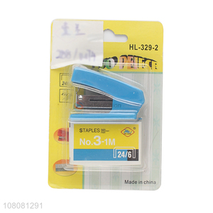 New arrival 15 sheet capacity 24/6 staplers set large metal desktop stapler