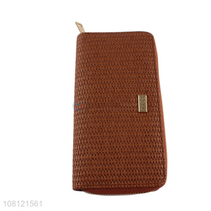 Good Price <em>Ladies</em> Long <em>Purse</em> Fashion Card Holder With Zipper