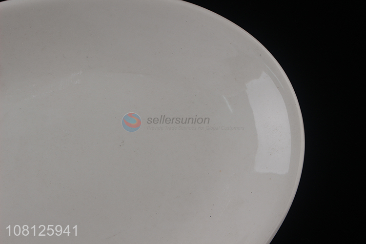 Wholesale large ceramic dinner plate porcelain steak plate