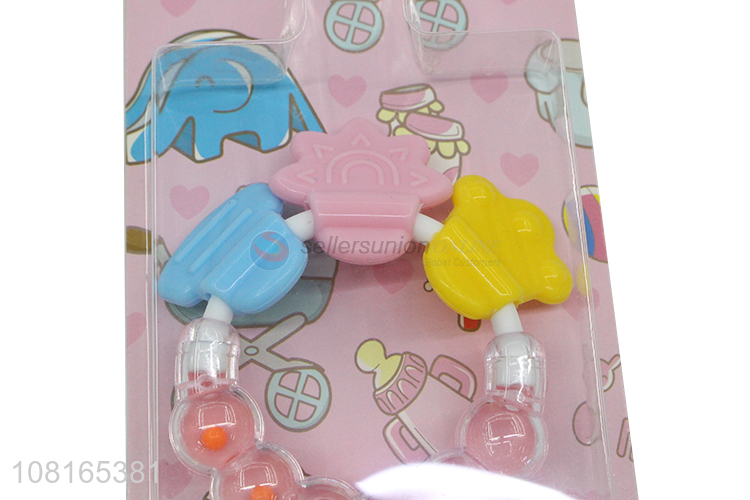 Creative design safety baby supplies baby teether for sale