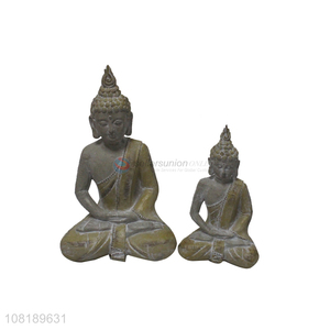 Hot sale retro mini buddha creative resin decoration
