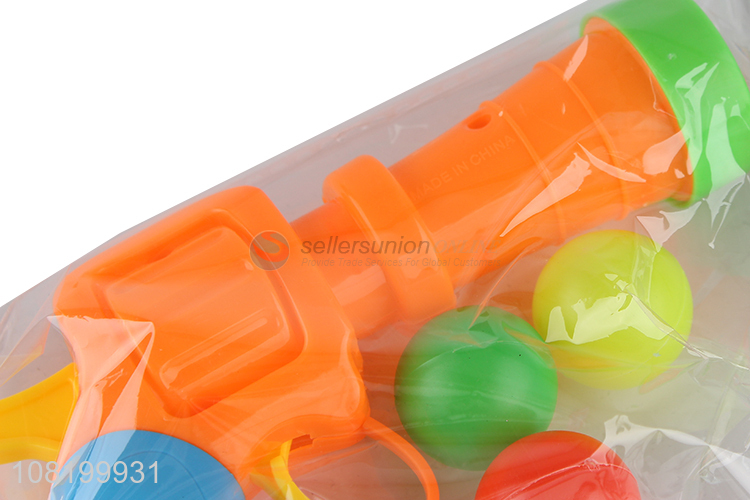 New products safety plastic ping pong gun toys for children