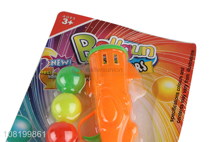 Popular products children safety plastic ping pong gun toys