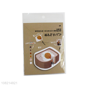 New arrival wheat bread sticky notes  students post-it notes