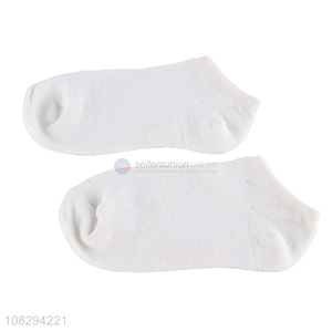 Fashion White Cotton Socks Ankle Socks For Children