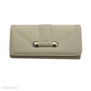 China imports ladies fashion wallets trifold clutch purse