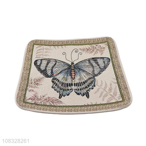 Yiwu market wholesale printed flannel sponge cushion for office