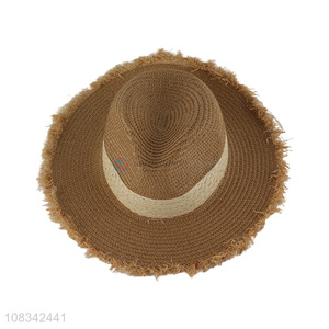 Fashion Design Summer Outdoor Straw Hat Beach Sun Hat