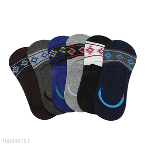 Good wholesale price simple boat socks men ankle socks