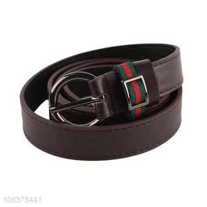 Hot selling women's pu leather belt fashion waist strap for jeans