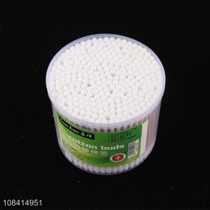 High quality 200 pieces double tipped natural <em>bamboo</em> <em>stick</em> cotton swabs