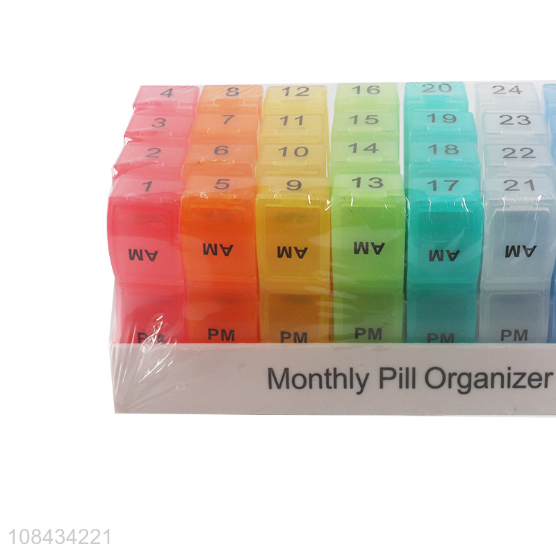 Factory price plastic pill box portable medicine box