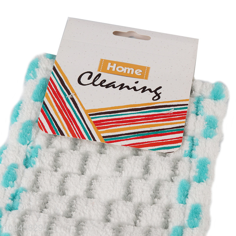High quality absorbent microfiber cleaning mop heads mop pads for floor cleaning