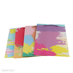 Good quality heavy duty recyclable paper shopping bags gift bags