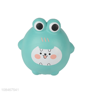High quality soft stress relief pu foam slow rising toy frog