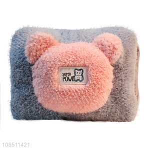 <em>Hot</em> selling rechargeable electric <em>hot</em> <em>water</em> <em>bag</em> with cartoon detachable cover