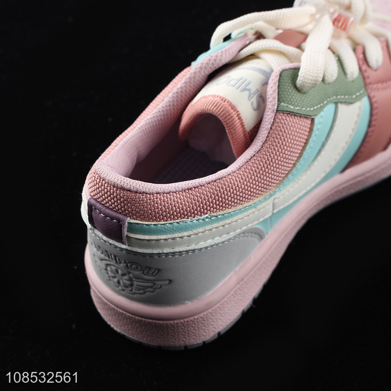Wholesale kids shoes lace-up sneakers casual shoes walking shoes